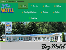 Tablet Screenshot of bay-motel.com